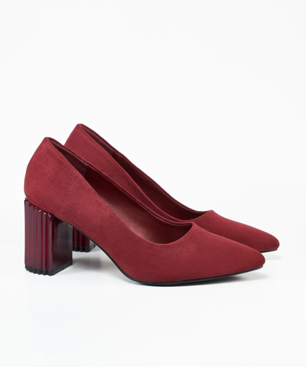 Zapato Tacón Geometrico Efecto