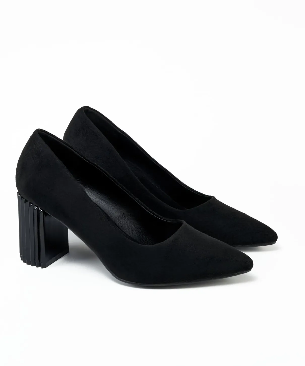 Zapato Tacón Geometrico Efecto